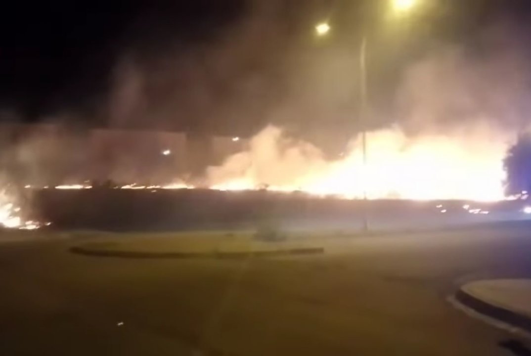 Incendio en El Polígono