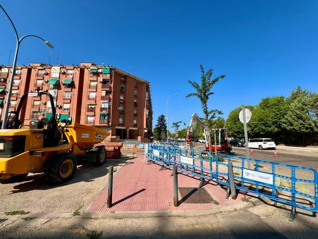 Obras de mejora en el Polígono