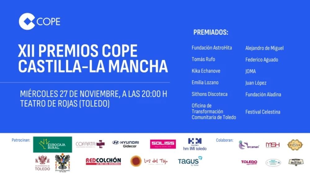 XII Premios COPE C-LM