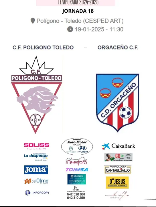 CF Poligono vs CD Orgaceño