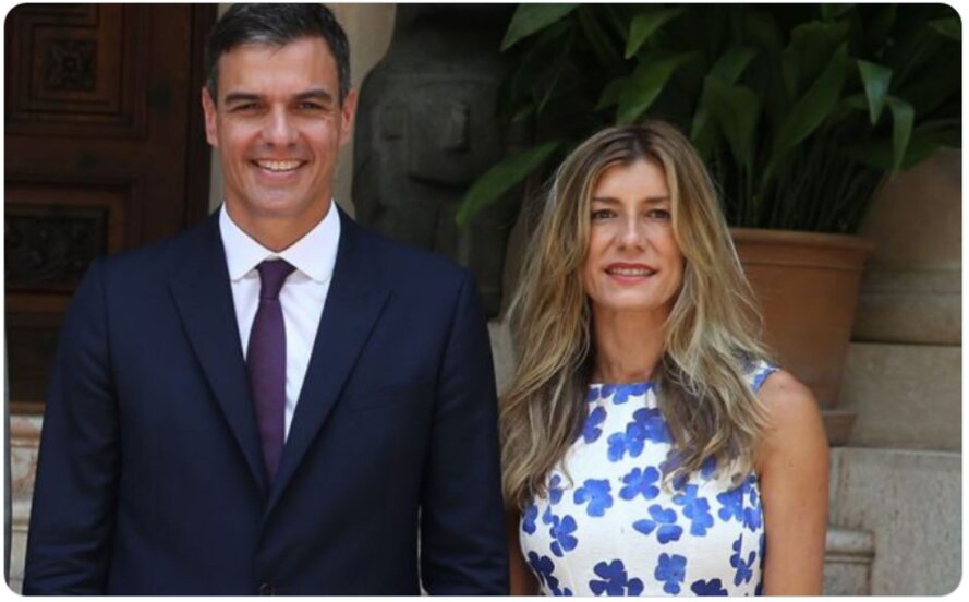 Pedro Sánchez y Begoña Gómez